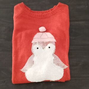 Lauren Conrad long sleeve cute penguin sweater super soft